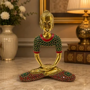 brass buddha idol