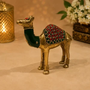 brass camel showpiece