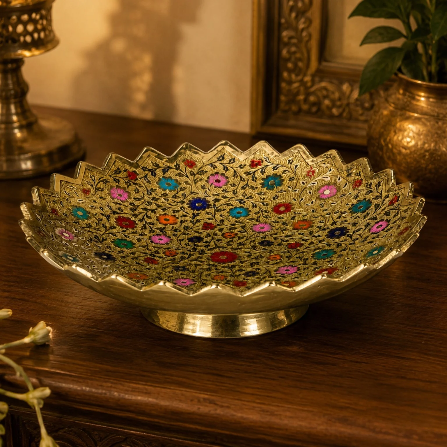 brass decorative bowl