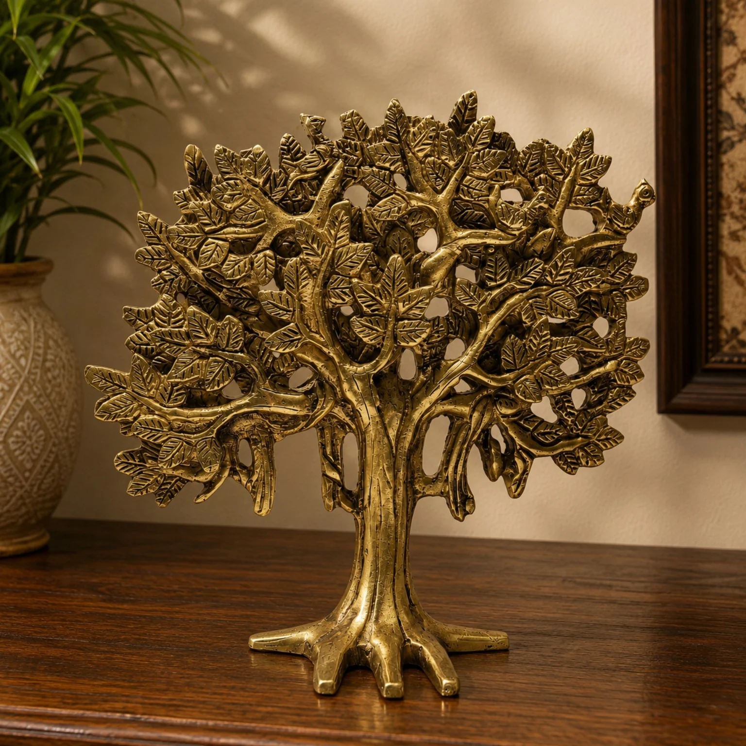 brass tree showpiece