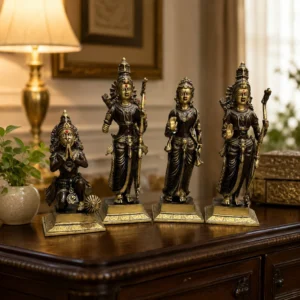 Brass Ram Darbar Idol Set