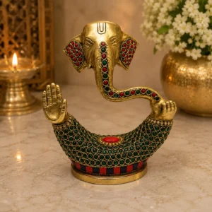 decorative brass ganpati statue