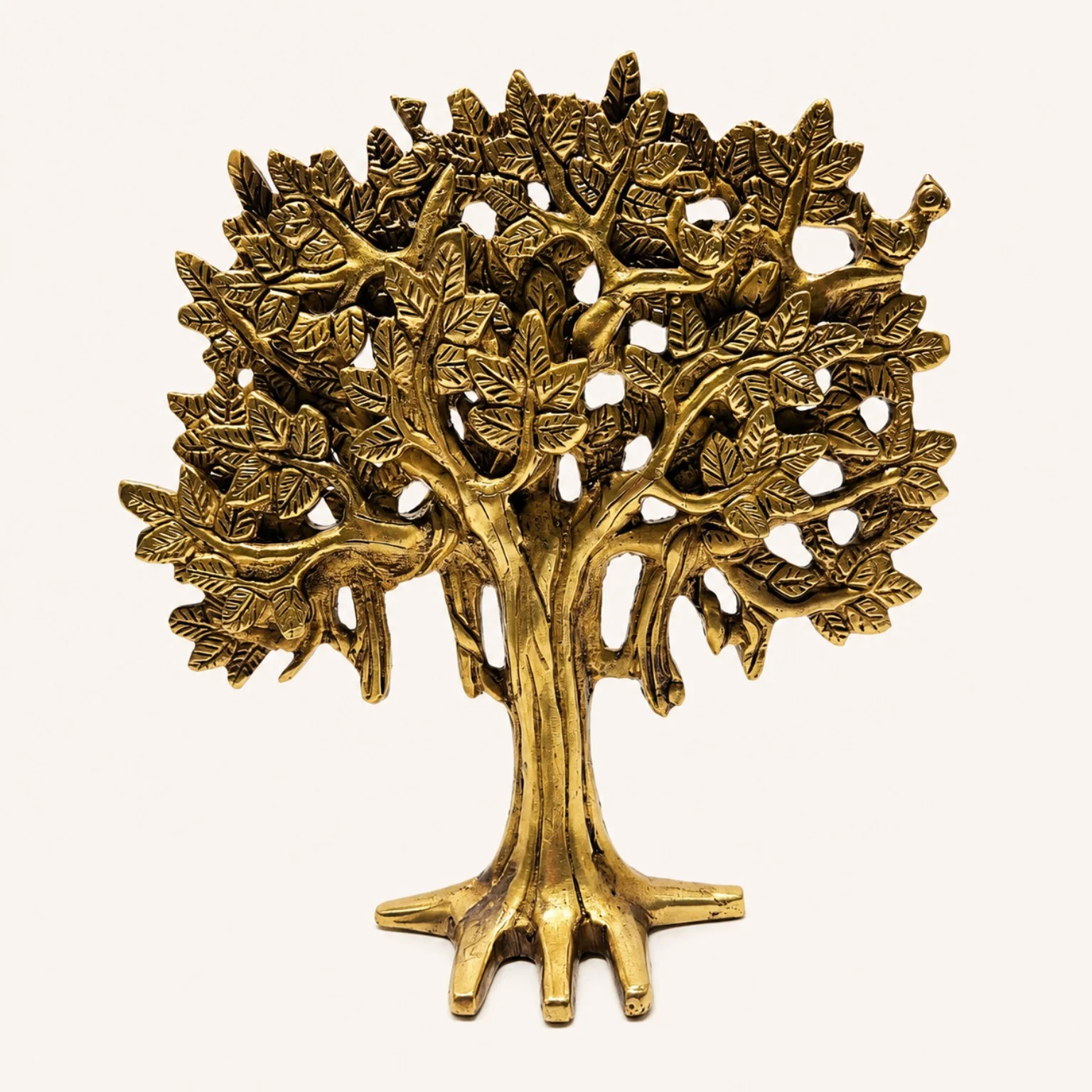 Brass Tree Showpiece – Stunning 6 Inch Decorative Tree | CraftyRootz - Image 2